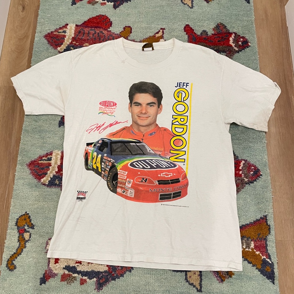 Vintage NASCAR 90s Jeff Gordon 1996 Racing Graphic T-shirt